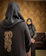 Can be worn as a kimono or as a borkha. Made of non-transparent soft Dubai cherry georgette material. - Image 2