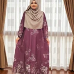 Summer friendly comfortable gown. made of dubai silk fabrics