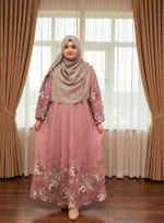 Dubai Silk Material Gown Summer Friendly and Comfortable. - Image 3