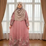 Dubai Silk Material Gown Summer Friendly and Comfortable.