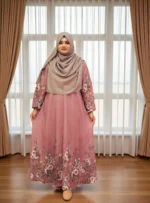 Dubai Silk Material Gown Summer Friendly and Comfortable.