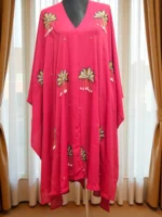 Non-transparent karchupi cape made of free size dubai cherry material.