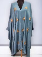 অস্বচ্ছ কারচুপি কেপ। ফ্রি সাইজ দুবাই চেরি উপাদান দিয়ে তৈরি। - Image 2