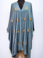 অস্বচ্ছ কারচুপি কেপ। ফ্রি সাইজ দুবাই চেরি উপাদান দিয়ে তৈরি।