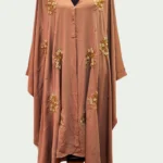 অস্বচ্ছ দুবাই চেরি উপাদান দিয়ে তৈরি ফ্রি সাইজের কারচুপি কেপ।