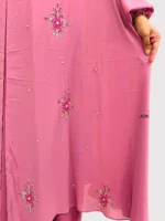 ফ্রি সাইজের ফিউশন কেপ। অস্বচ্ছ হীরার জর্জেট উপাদানে তৈরি। - Image 3