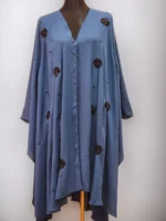 Gorgeous karchupi non-transparent cape . Made of free size dubai Cherry material. - Image 3