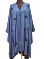 Gorgeous karchupi non-transparent cape . Made of free size dubai Cherry material.