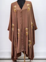 সাইড প্রোফাইল ওপেনিং কেপ। অ-স্বচ্ছ দুবাই চেরি উপাদান দিয়ে তৈরি ফ্রি সাইজ। - Image 3