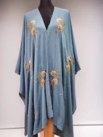 দুবাই চেরি উপাদান দিয়ে তৈরি অ-স্বচ্ছ কেপ, বিনামূল্যে আকার। - Image 3