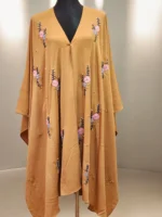 কারচুপির অসাধারণ কেপ, স্বচ্ছ নয়। ফ্রি সাইজ দুবাই চেরি উপাদান দিয়ে তৈরি। - Image 2