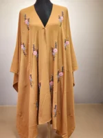 কারচুপির অসাধারণ কেপ, স্বচ্ছ নয়। ফ্রি সাইজ দুবাই চেরি উপাদান দিয়ে তৈরি।