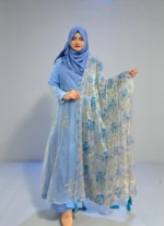 Premium exclusive muslin gown collection. Made of muslin fabrics. - Image 3