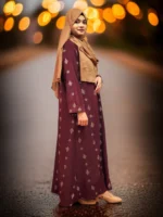 অস্বচ্ছ কিমোনো নরম গ্রীষ্মকালীন পোশাক। BMW কাপড় দিয়ে তৈরি। সামনে বোতাম। - Image 5