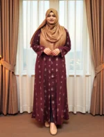 অস্বচ্ছ কিমোনো নরম গ্রীষ্মকালীন পোশাক। BMW কাপড় দিয়ে তৈরি। সামনে বোতাম। - Image 3