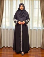 অস্বচ্ছ সূচিকর্ম করা কিমোনো। নরম BMW উপাদান দিয়ে তৈরি। - Image 3