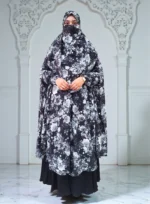 ফ্রি সাইজ লিনেন কাপড় দিয়ে তৈরি মুদ্রিত খিমার