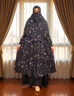 Free size khimar made of non-transparent linen fabrics - Image 2