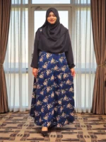 এক ভাগ প্রিন্টেড গাউন। অস্বচ্ছ নরম অ্যালেক্স উপাদান দিয়ে তৈরি। - Image 2