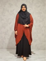 দুবাই চেরি উপাদান দিয়ে তৈরি অ-স্বচ্ছ কেপ ফ্রি সাইজ - Image 2