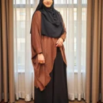 অস্বচ্ছ দুবাই চেরি উপাদান দিয়ে তৈরি ফ্রি সাইজ কেপ