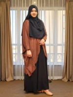 অস্বচ্ছ দুবাই চেরি উপাদান দিয়ে তৈরি ফ্রি সাইজ কেপ - Image 2