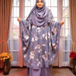 নন ট্রান্সপারেন্ট ও ফ্রি সাইজ গোল কেপ/আবায়া। সাইড প্রোফাইল খোলা।আরামদায়ক এ্যালেক্স ফেব্রিক দিয়ে বানানো।