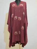 গর্জিয়াস কারচুপি কেপ।ফ্রি সাইজ। নন ট্রান্সপারেন্ট দুবাই চেরি ম্যাটেরিয়ালের তৈরী। - Image 3