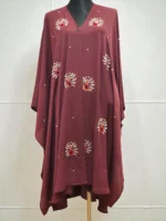 গর্জিয়াস কারচুপি কেপ।ফ্রি সাইজ। নন ট্রান্সপারেন্ট দুবাই চেরি ম্যাটেরিয়ালের তৈরী। - Image 2