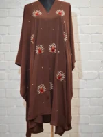 নতুন গর্জিয়াস কারচুপি কেপ। নন ট্রান্সপারেন্ট দুবাই চেরি ম্যাটেরিয়ালের তৈরী, ফ্রি সাইজ। - Image 2