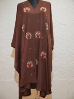 নতুন গর্জিয়াস কারচুপি কেপ। নন ট্রান্সপারেন্ট দুবাই চেরি ম্যাটেরিয়ালের তৈরী, ফ্রি সাইজ। - Image 3