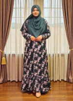 প্রিন্টেড মারমেইড গাউন সফট ও নন ট্রান্সপারেন্ট। এ্যালেক্স ম্যাটেরিয়াল দিয়ে তৈরী।