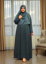 প্রিমিয়াম অ-স্বচ্ছ কিমোনো। নরম হীরার জর্জেট উপাদান দিয়ে তৈরি। - Image 2