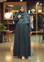 প্রিমিয়াম অ-স্বচ্ছ কিমোনো। নরম হীরার জর্জেট উপাদান দিয়ে তৈরি।