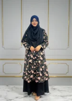 নন ট্রান্সপারেন্ট প্রিন্টের কিমোনো। এ্যালেক্স ম্যাটেরিয়ালের তৈরী, রেগুলার পরার জন্য একদম পারফেক্ট।