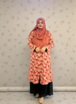 নন ট্রান্সপারেন্ট প্রিন্টের কিমোনো, এ্যালেক্স ম্যাটেরিয়ালের তৈরী। রেগুলার পরার জন্য একদম পারফেক্ট। - Image 3