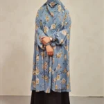 মুদ্রিত খিমার ও নেকাব। ফ্রি সাইজ অ্যালেক্স উপাদান দিয়ে তৈরি।