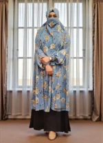 মুদ্রিত খিমার ও নেকাব। ফ্রি সাইজ অ্যালেক্স উপাদান দিয়ে তৈরি। - Image 2