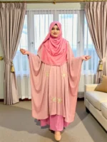 Exclusive Karchupi Cape in Dubai Cherry Material