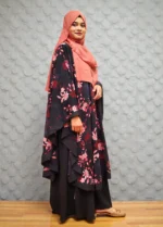 নন ট্রান্সপারেন্ট আবায়া রেগুলার পরার জন্য বেস্ট কোয়ালিটি এ্যালেক্স ম্যাটেরিয়ালে বানানো - Image 3