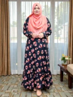 মারমেইড গাউন খুবই সফট ও নন ট্রান্সপারেন্ট এ্যালেক্স ম্যাটেরিয়াল দিয়ে তৈরী - Image 2