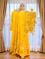 প্রিমিয়াম এক্সক্লুসিভ হিজাবী মসলিন গাউন  কালেকশন - Image 2