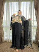 প্রিমিয়াম মসলিন & জামদানী গাউন কালেকশন | এক্সক্লুসিভ ডিজাইন - Image 4