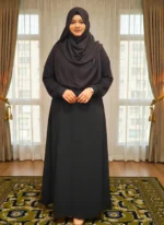 নন ট্রান্সপারেন্ট বোরখা সফট দুবাই চেরি জর্জেট ম্যাটেরিয়ালের তৈরী! - Image 4