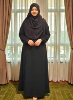 নন ট্রান্সপারেন্ট বোরখা সফট দুবাই চেরি জর্জেট ম্যাটেরিয়ালের তৈরী! - Image 3