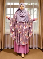 নন ট্রান্সপারেন্ট কেপ ফ্রি সাইজ গোল কেপ আরামদায়ক এ্যালেক্স ফেব্রিক্স বানানো - Image 4