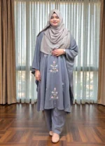 ফ্রি সাইজ কারচুপি কেপ - আধুনিক ডিজাইন ও আরামদায়ক ফেব্রিক - Image 2