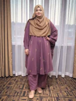 এক্সক্লুসিভ সাইড-ওপেন কারচুপি কেপ - মার্জিত ও গর্জিয়াস লুক - Image 3