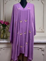 গর্জিয়াস কারচুপি ওয়ার্ক আবায়া কেপ - স্টাইলিশ ও মডারেট আউটফিট - Image 3