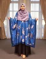 non transparent cape abaya side open design